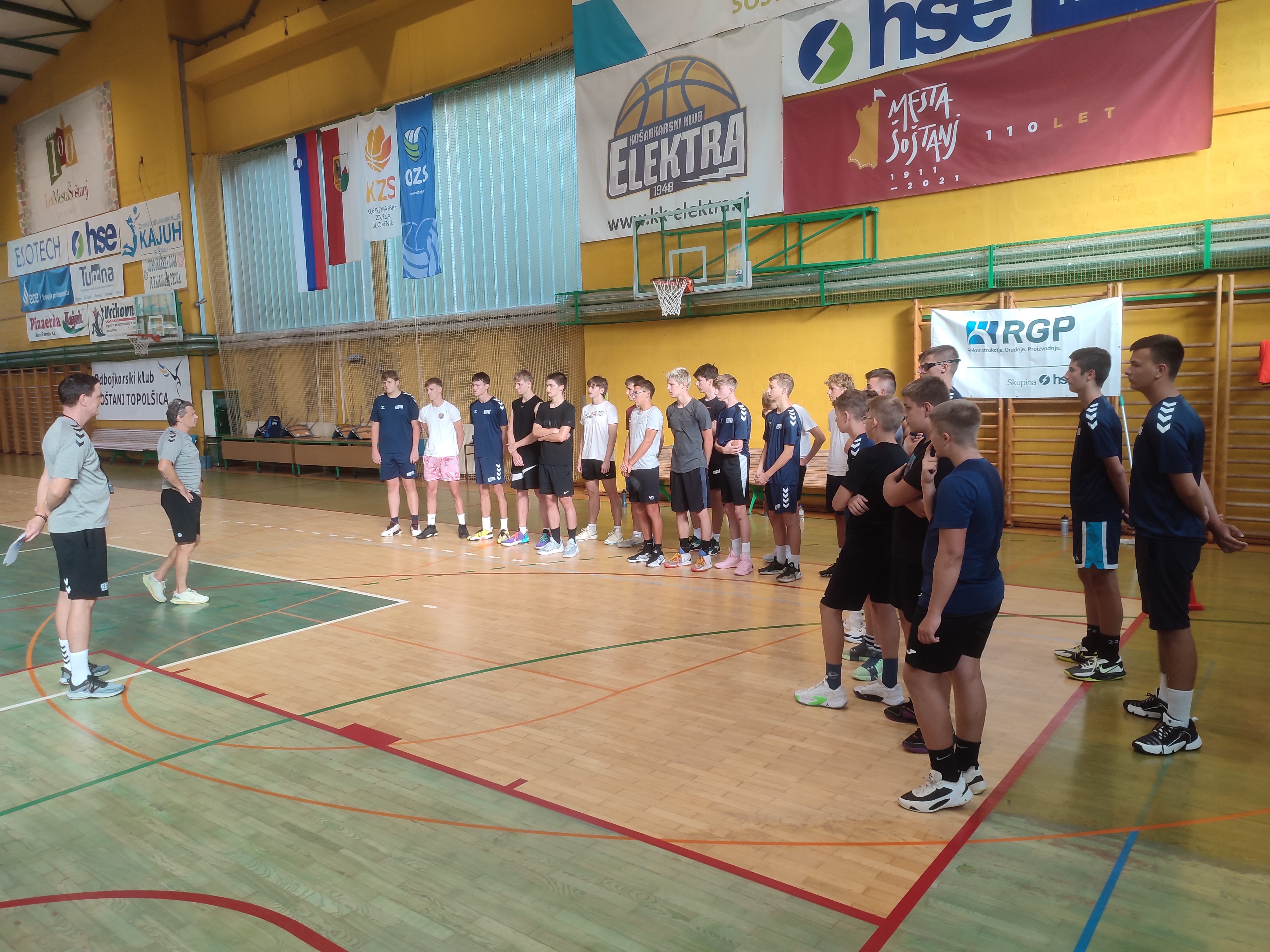 Začetek treningov U16 in U18